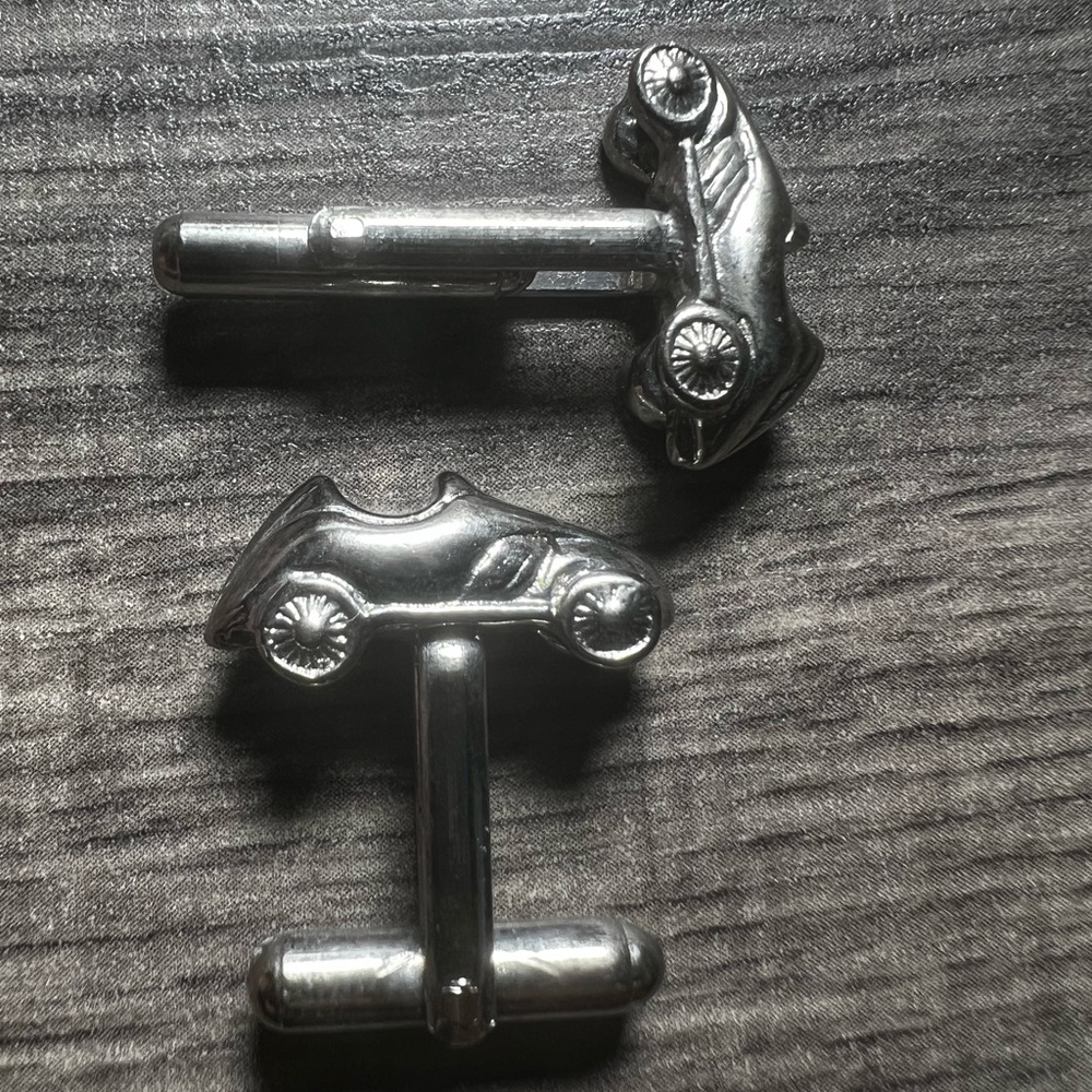 Hasbro mini race car cuff links